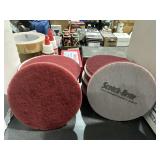 2 Lots of 10 ea Scotch-Brite Hookit 5" Very Fine