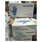 3 Boxes Rockford Powder Free Gloves sz L