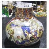 Wilton wear England handpainted vase
