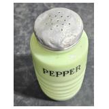 Jadeite pepper shaker