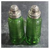 Vintage Owens, Illinois, green salt and pepper