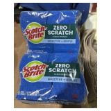 2 pks of 6 Scotch, bright scrub sponges