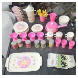 Vintage Barbie plasticware