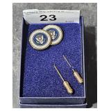 Vintage White House Stick Pins From Ronald Regan