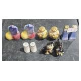 Assortment, salt and pepper shakers