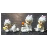 3 Baby of The Month Figurines w/ Tags -April,