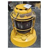 Vintage Yellow Dietz Lantern w/ Red Lens Stamped