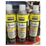 3 can Petro brake cleaner, nonchlorinated