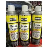3 can Petro brake cleaner, nonchlorinated