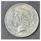 1924 P Silver Peace $1 Dollar Coin