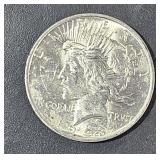 1923 P  Silver Peace $1 Dollar Coin