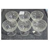 6 anchor, Hawkings cordial wine/dessert set