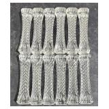 2 packs of 6ea Glass Knife Rests