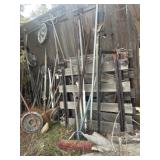 Assortment of hand, tools, and handles