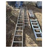 Assortment of ladders