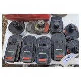 Assortment of Batteries  Unknown Condition