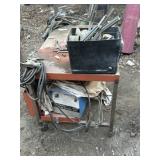 Cart rolling and  stud welder