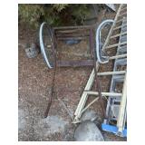 Vintage cart needs a wheel