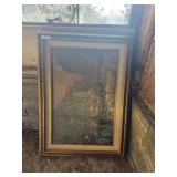 Thomas Kincaid tapestry wall art