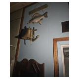 All the decorations in the little bathroom bu