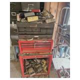 TOOL BOX CRAFTSMAN W/ MISC TOOLS