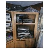 Vintage NIKKO radio, Kenwood radio, turntables, a