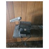 Vintage camera and light