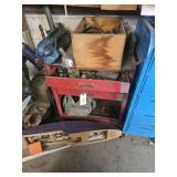 ROLLING CART W/ MISC ELECTRICAL