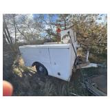 Homemade trailer with fuel tank