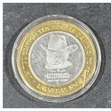 0.6 OZ   .999 Center Silver Casino Strike