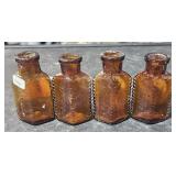 Vintage poison bottles