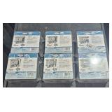 6 plastic 2 gang outlet boxes