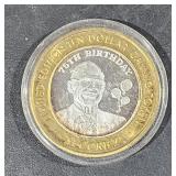 0.6 OZ   .999 Center Silver Casino Strike