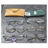 misc glasses with 2 casses