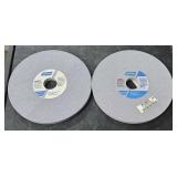 2 Norton 32AA grinding wheels
