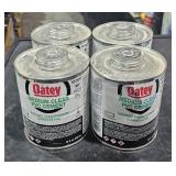 4 pack oatey medium clear pvc cement