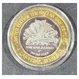 0.6 OZ   .999 Center Silver Casino Strike