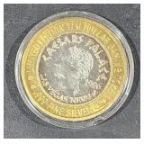 0.6 OZ   .999 Center Silver Casino Strike