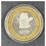 0.6 OZ   .999 Center Silver Casino Strike