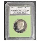 1974S Proof Kennedy Half Dollar Coin