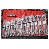 Proto combination ratcheting wrench set