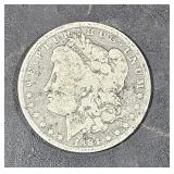Silver Morgan $1 Dollar Coin