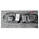 2 Samsonite Pouches One w/ Olympus XA4 Camera