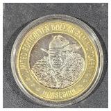 0.6 OZ   .999 Center Silver Casino Strike