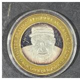 0.6 OZ   .999 Center Silver Casino Strike