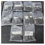 10 plain steel split lock washer