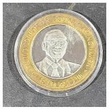 0.6 OZ   .999 Center Silver Casino Strike