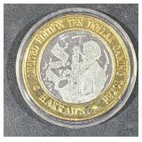 0.6 OZ   .999 Center Silver Casino Strike