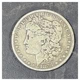 Silver Morgan $1 Dollar Coin