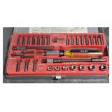 Metal Case Allied w/ Reversible Ratchet Driver Set